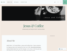 Tablet Screenshot of jesusandcoffee.com